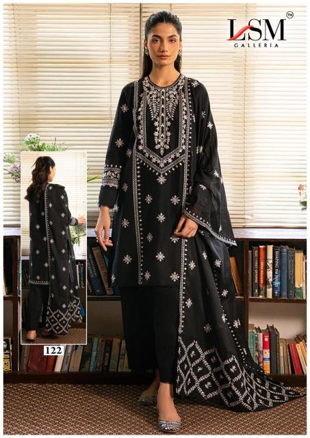 Lsm black & white vol-2 wholesale dress materials catalog